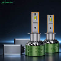 Phare LED de voiture 240W à double tube en cuivre, haute puissance, Canbus, H7 H4 H11 H1 H8 9005 HB3 9006 HB4 9012 HIR2, Lampe Turbo