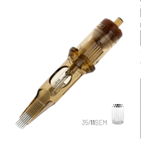 Aiguilles de tatouage originales Kwadron vente en gros 20 pièces/boîte aiguilles de tatouage à cartouche de haute qualité jetables 0.35mm bord souple Magnum