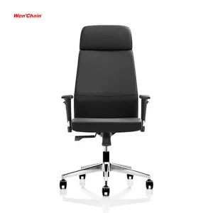 Hot Sale Leather Product Furniture Recliner Boss Chair Black Executive Office Recliner Chair Genuine Leather Ceo Office Chairs