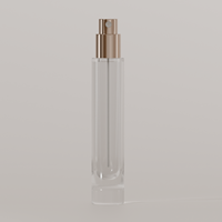 Flacon roll-on en verre 10 ml et flacons pulvérisateurs à pompe pour lotion avec finition métallique - Emballage de soins de la peau double fonction avec impression sérigraphique