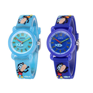 ブルーアナログダイアルクォーツウォッチ男の子用3Dファッションデザイン工場から直送 - Product Image 6