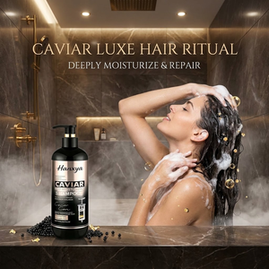 Shampoo nourrissant à la kératine et au collagène Caviar 750ml en flacon pompe pour adultes, prévention de la perte de cheveux, vente en gros OEM ODM personnalisée - Product Image 2