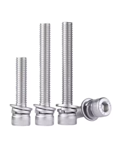 สกรูหัวหกเหลี่ยมแบบมีร่อง ISO 4762 SS316 ความแม่นยำสูง ขัดเงา ป้องกันการติดขัด สำหรับประกอบอุปกรณ์การแพทย์ - Product Image 4