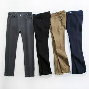 Chino Pants กางเกงผู้ชาย,กางเกงสีกากีผ้าคอตตอน100% สำหรับผู้ชายกางเกงลำลองทรงสกินนี่อัจฉริยะ