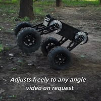 Châssis de robot d'inspection industrielle, plateforme UGV modulaire, personnalisation OEM disponible pour les relevés sur le terrain et les patrouilles de sécurité