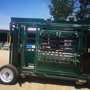 Factory Hot Sale Heavy Duty Steel Cattle Crush Cattle Squeeze Chute Stock Yard Cattle Handler