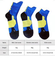 Chaussettes de basket-ball de couleur vive pour hommes et femmes, bas unisexe, épais, à Compression, pour sports en plein air, Performance athlétique