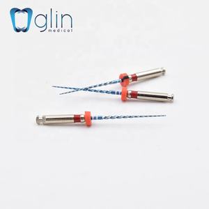 Glin G3 Niti attivazione termica file dentali blu 04 Taper 21mm 25/04 trapano rotante e accessori - Product Image 1