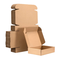 Cajas de Envío de Cartón Corrugado con Logotipo Personalizado, Recicladas, Impresión CMYK, 6x6x6 cm