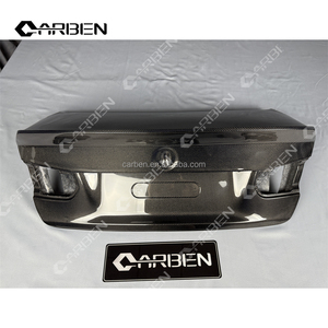 CARBEN per 3 serie F30/F35 325I/330I nuova alta qualità bullon in fibra di carbonio cofano del bagagliaio CSL Style Body Kit nero carbonio - Product Image 3