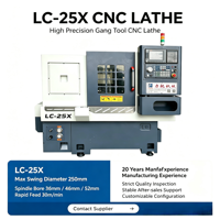 Torno CNC de Cama Inclinada Automático de Servicio Medio con Control Fanuc/GSK, 220V, Eje de 25mm, 12 Estaciones de Herramientas, Precio Competitivo