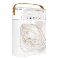 Mini-refroidisseur d'air et ventilateur de bureau allemand avec fonction d'humidification, alimenté par USB, refroidissement par eau, pour dortoir