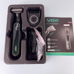 Vgr lamina V-360 e lame a doppio lato rasoio professionale impermeabile elettrico barba rasoio rasoio per uomo - Product Image 4