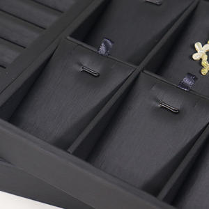 ถาดกล่องใส่เครื่องประดับกำมะหยี่ทรงสี่<span class=keywords><strong>เหลี่ยม</strong></span>ทันสมัยถาดโชว์<span class=keywords><strong>รถ</strong></span>ยนต์สำหรับจัดเก็บและจัดแสดง - Product Image 2