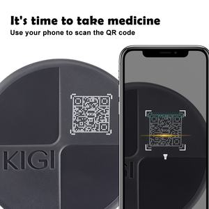 <span class=keywords><strong>Pharmacie</strong></span> circulaire personnalisée ronde maison 7 jours par semaine quotidien intelligent médecine stockage organisateur bouteille distributeur de pilules boîte pour personnes âgées - Product Image 6