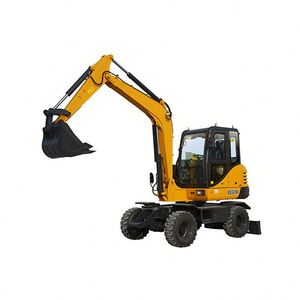 Excavatrice sur roues XE60W, 6 tonnes, pelle hydraulique mobile, 30 km/h, moteur Yanmar, machine de construction urbaine, prête à l'emploi - Product Image 5