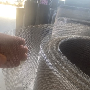 Düz örgü kesme hizmeti dahil özelleştirilmiş pilili pencere teli <span class=keywords><strong>Net</strong></span> 304 & 316 paslanmaz çelik tel örgü dokuma perde - Product Image 5