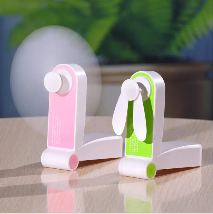 Portable Mini USB Fan Foldable Hand Cooling FanノベルティギフトRechargeable Fan