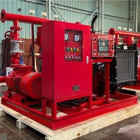 Système d'extinction d'incendie par sprinklers, pompe à incendie électrique, pompe à incendie à moteur à combustion interne, raccords de tuyauterie à rainures