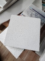Faux plafond 600*600mm, plaque de plâtre suspendue 60x60, blanc, gaufré, pour hôtel moderne, hôpital, résistant à l'humidité