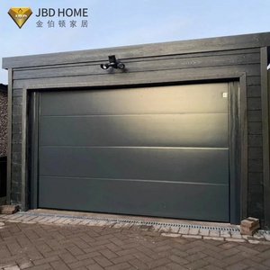 <span class=keywords><strong>Porte</strong></span> <span class=keywords><strong>de</strong></span> <span class=keywords><strong>garage</strong></span> sectionnelle en acier isolée avec ouvre-<span class=keywords><strong>porte</strong></span> automatique et revêtement en aluminium moderne pour installation simple ou double <span class=keywords><strong>à</strong></span> domicile - Product Image 1