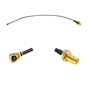 스마 커넥터 케이블 U.FL/ufl/MHF to RP SMA 여성 잭 벌크 헤드 피그 테일 1.13mm 1.37mm/081 Rf 동축 케이블 점퍼 20cm - Product Image 1