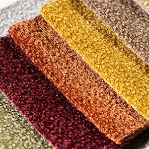 TengHui tessuti nuova collezione ciniglia poliestere tessuto resistente all'acqua traspirante Dobby filato tinto 550gsm divano e sedia tessuto - Product Image 3