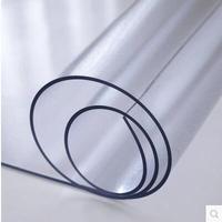 Tapis de protection de bureau en PVC transparent personnalisé, 12x24 pouces, nappes en plastique, rectangulaire de 1.5mm d'épaisseur