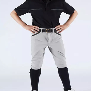 Culotte d'équitation blanche pour garçons de 6 à 16 ans, <span class=keywords><strong>pantalon</strong></span> d'équitation en silicone extensible à 4 voies, demi-siège, <span class=keywords><strong>pantalon</strong></span> d'équitation pour enfants - Product Image 6