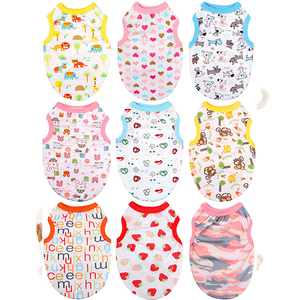 Superventas personalizable verano primavera cachorro perro camiseta medio algodón ropa para mascotas dibujos animados princesa perro vestido vida diaria - Product Image 5