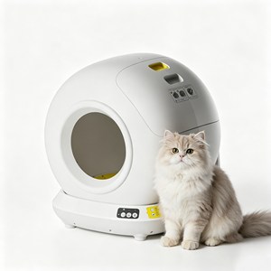 Caja de arena autolimpiable al por mayor con WiFi y monitorización por aplicación, fácil de limpiar para todos los gatos - Product Image 1