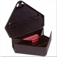 Boîte de station d'appât Ratas pour rat et souris intérieur en plastique avec clé d'ouverture