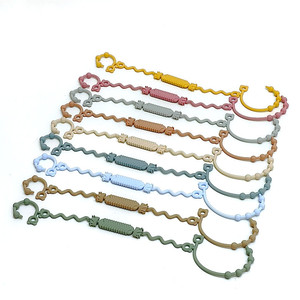 Nouvelle chaîne anti-chute en silicone pour bébé, jouet de lanière de bouteille de <span class=keywords><strong>poussette</strong></span> et de sucette pour enfants de qualité alimentaire - Product Image 4