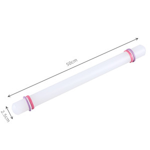 Hstyle bán buôn 2024 mới đến có thể điều chỉnh không dính nhựa cán pin với Silicone cao su vòng bánh fondant Con lăn spt846 - Product Image 5