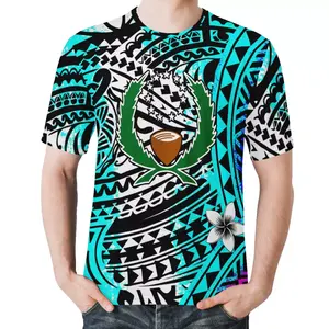 Camiseta polinésia masculina, logotipo pohnai, estilo retrô, moda masculina, plumeria 3d, manga curta, venda direta de fábrica, 1 unidade