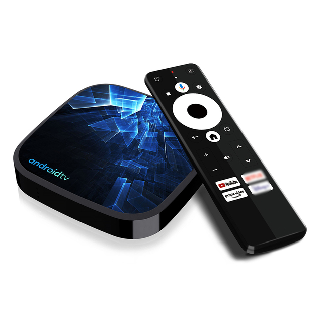 Hight Quality Androidtv BT Voice Ir Remote Control 2 Wifi 4GB 32GB Set Top Box Android 11 4k Android Smart Tv Box