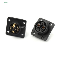 Connecteur électrique en plastique femelle M23 à courant élevé 2 + 1 + 5 broches connecteur de batterie 8 noyaux pour batterie de vélo électrique