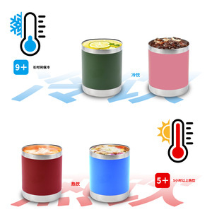 Stainless Steel <b>Insulated</b> Tumbler 10oz Powder Coated Solid Color Travel <b>Mug</b> For Cars - Product Image 4
