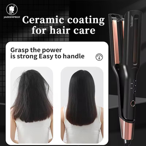 <span class=keywords><strong>Plancha</strong></span> de Pelo Eléctrica Profesional para Salón y Hogar con Pantalla LED, 4 Calentadores PTC, Revestimiento Cerámico, Uso en Hoteles y Exteriores, <span class=keywords><strong>Vapor</strong></span> de Iones Negativos - Product Image 3