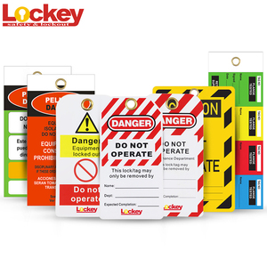 安全ロックアウトタグアウトロックアウト「DONOTOPERAE」、レッドロックアウトタグ - Product Image 4