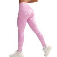 Leggings de fitness pour femmes, design personnalisé, respirants, séchage rapide, en Spandex/Polyester, taille élastique, effet ventre plat