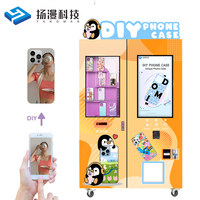 Nueva llegada: Máquina expendedora profesional de impresión de carcasas de teléfono personalizadas, totalmente automática, venta directa, máquina DIY para carcasas.