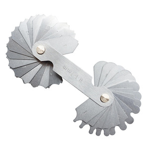 Chuyên nghiệp bán kính R1-7 đo chính xác thép không gỉ lõm lồi hồ quang công cụ đo lường - Product Image 4