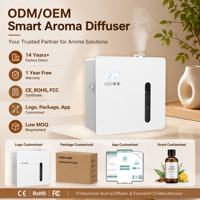 Diffuseur de parfum commercial en métal pour CVC, 500 ml, intelligent, mural, avec support français, pour restaurants, hôtels, spas