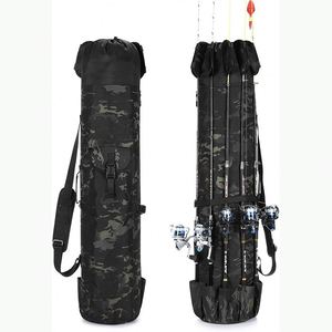 Échantillon gratuit : Sac de transport pour cannes à pêche, grande capacité 81L, résistant à l'eau, pour 6 cannes et moulinets, sac de pêche pliable - Product Image 6