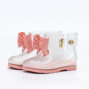 Sepatu Air Jelly anak musim panas kustom PVC bening sepatu bot pergelangan kaki dengan busur tahan air OEM sepatu hujan anak-anak - Product Image 3
