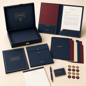 Cartella di Presentazione per Mediazione Legale con Logo Personalizzato, Stile Presentazione, Regalo Aziendale, Fornitore OEM ODM, Set Regalo, Ritorno a Scuola - Product Image 1