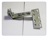 Crochet de fixation en alliage d'aluminium pour panneaux solaires sur toiture ondulée – Support de panneaux photovoltaïques – Prix de gros