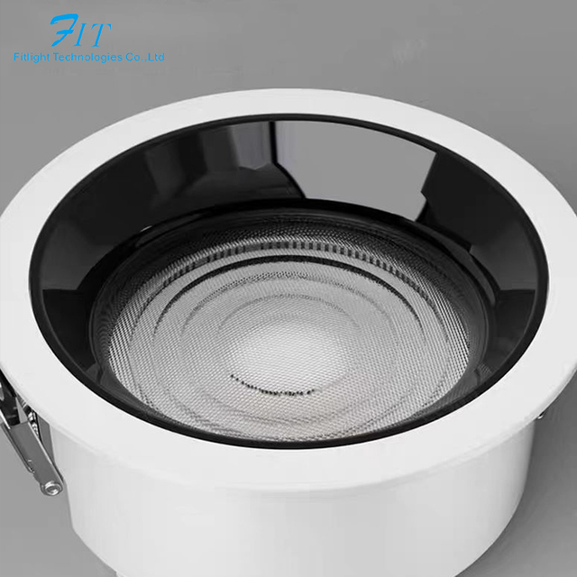 Anti-Glare Led Downlight 12W 15W 18W 20Wwarm White Color Hotsale Commercial High Lumen Down Light and Spot Light Integrated Lamp
