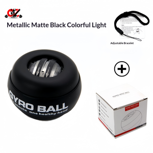 CZFIT High Quality Auto-Start 410g Full Metal Gyro Ball Trainer Weighted Wrist Exercise Ball for Arm & Wrist <b>Strength</b> <b>Training</b> - Product Image 1